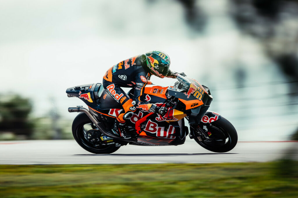 Brad Binder (33). Photo courtesy KTM Factory Racing.