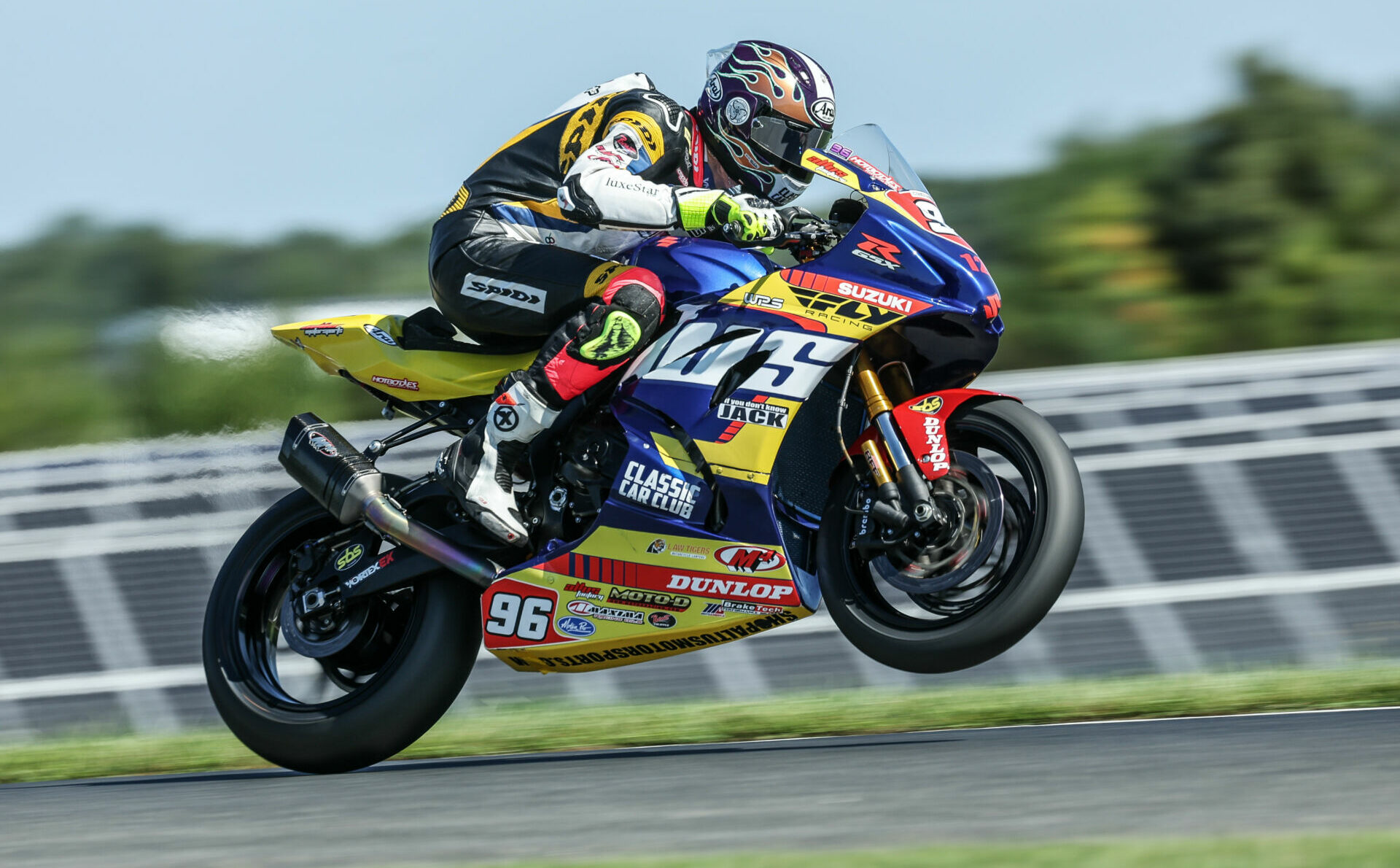 Brandon Paasch (96) in action at New Jersey Motorsports Park in 2022. Photo by Brian J. Nelson.