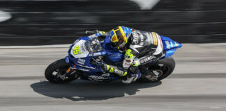 Cameron Petersen (45). Photo by Brian J. Nelson, courtesy Yamaha.