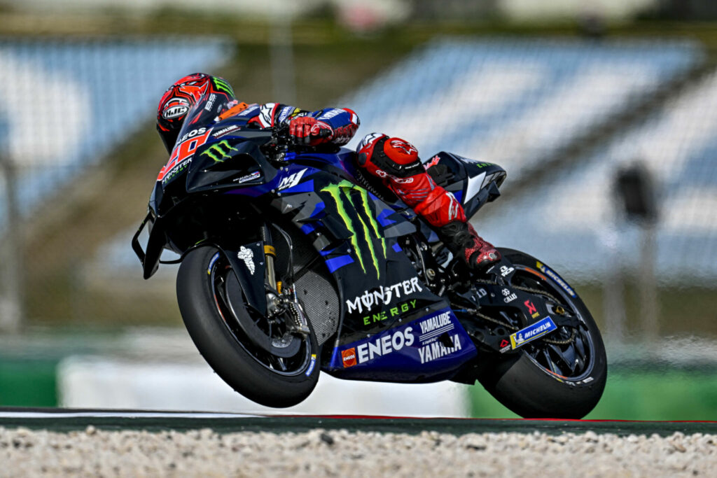 Fabio Quartararo (20). Photo courtesy Monster Energy Yamaha.