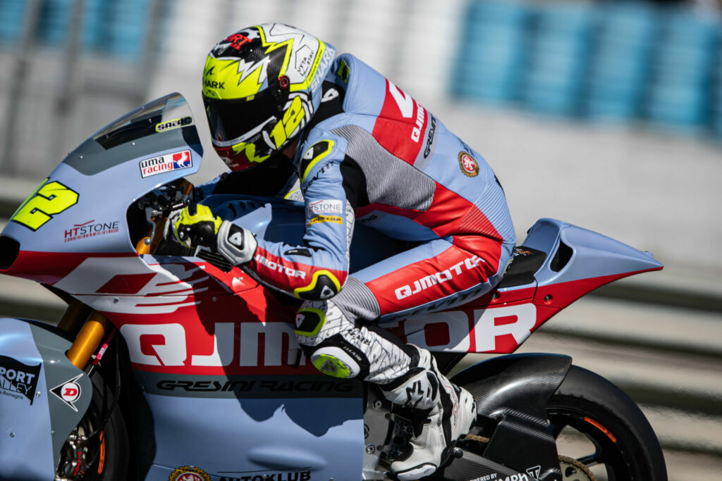 Filip Salac (12). Photo courtesy Gresini Racing.