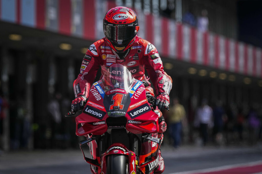 Francesco Bagnaia (1). Photo courtesy Dorna.