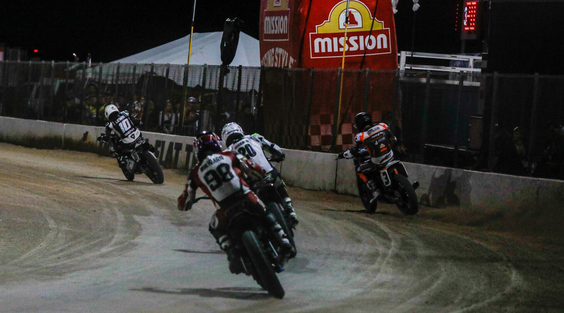 Action from the Daytona Short Track. Photo by Scott Hunter, courtesy AFT.