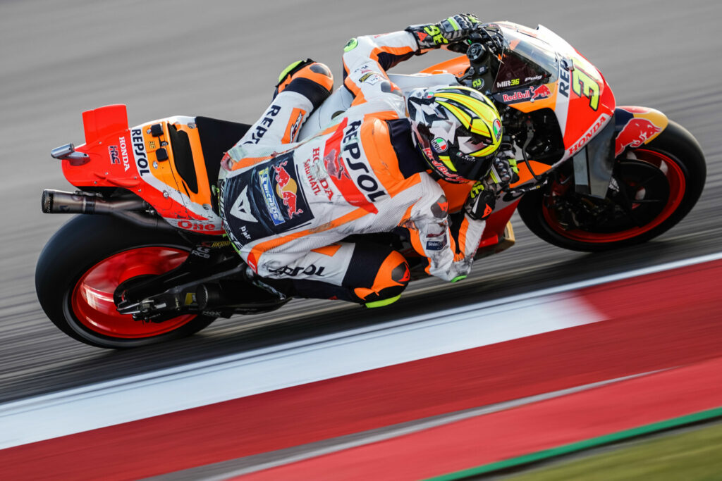 Joan Mir (36). Photo courtesy Repsol Honda.