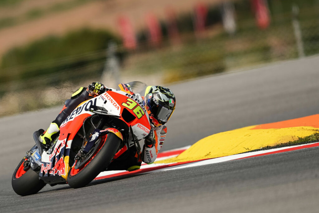 Joan Mir (36). Photo courtesy Repsol Honda.