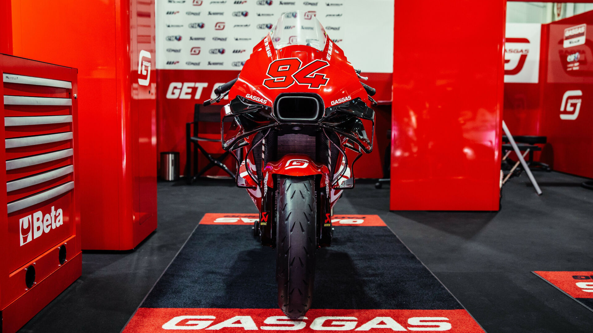 A GASGAS RC16 with Jonas Folger's #94 on it. Photo courtesy GASGAS Factory Racing