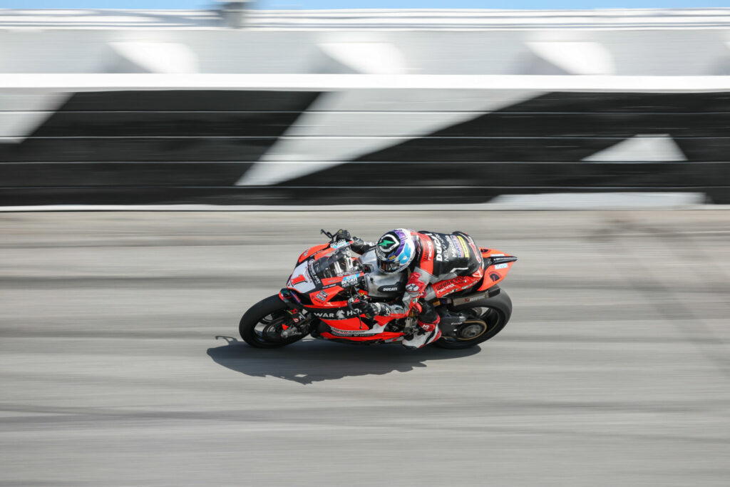 Josh Herrin (1). Photo by Brian J. Nelson, courtesy MotoAmerica.