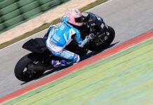 Lee Johnston (13) testing his new Honda CBR1000RR-R Fireblade SP in Spain. Photo courtesy Lee Johnston Racing.