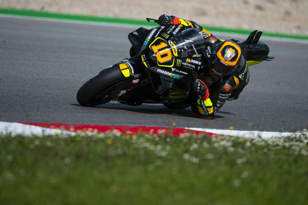 Luca Marini (10). Photo courtesy Mooney VR46 Racing Team.