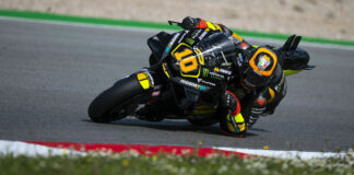 Luca Marini (10). Photo courtesy Mooney VR46 Racing Team.
