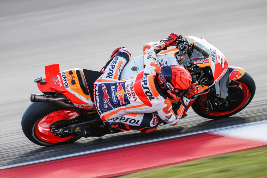 Marc Marquez (93). Photo courtesy Repsol Honda.