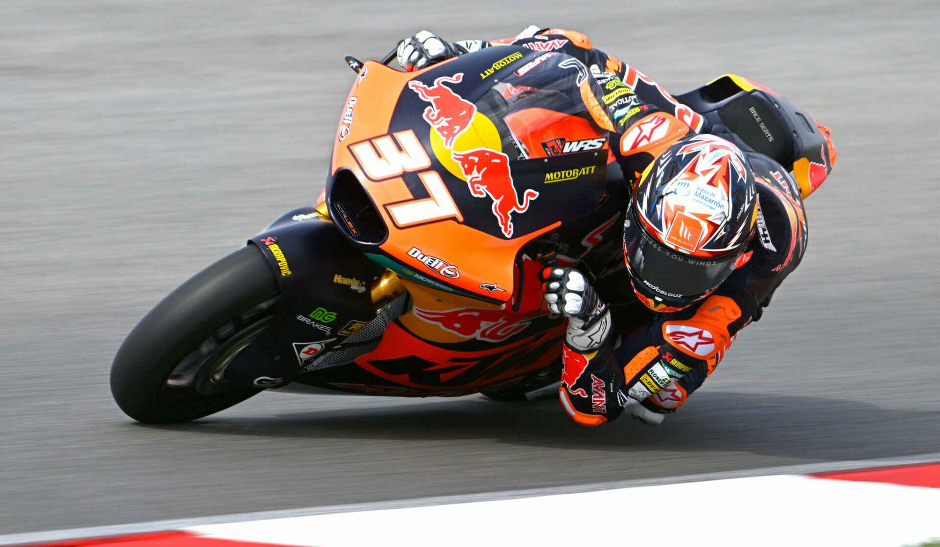 Pedro Acosta (37). Photo courtesy Red Bull KTM Ajo.