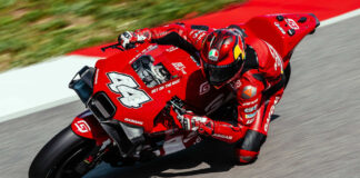 Pol Espargaro (44). Photo courtesy GASGAS Factory Racing Tech3.