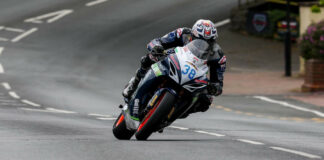 Rennie Scaysbrook (38) in action at the 2022 Isle of Man TT. Photo courtesy Rennie Scaysbrook.
