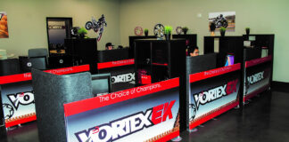 The offices at Vortex Racing in Salt Lake City, Utah, as seen in 2017. Photo by David Swarts.