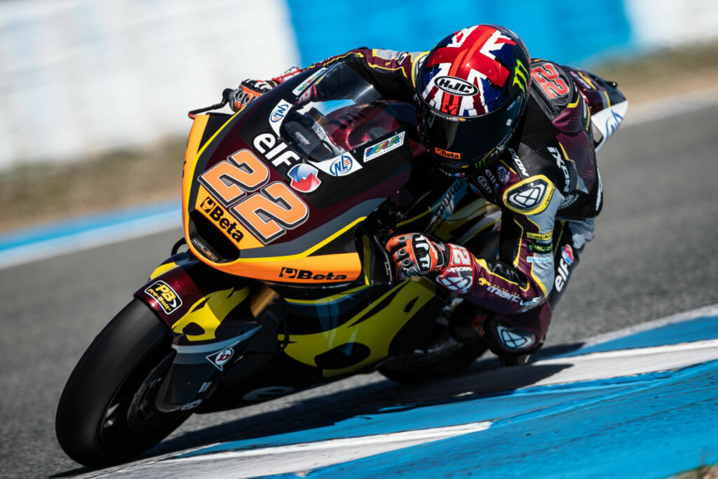 Sam Lowes (22). Photo courtesy Marc VDS Racing Team.