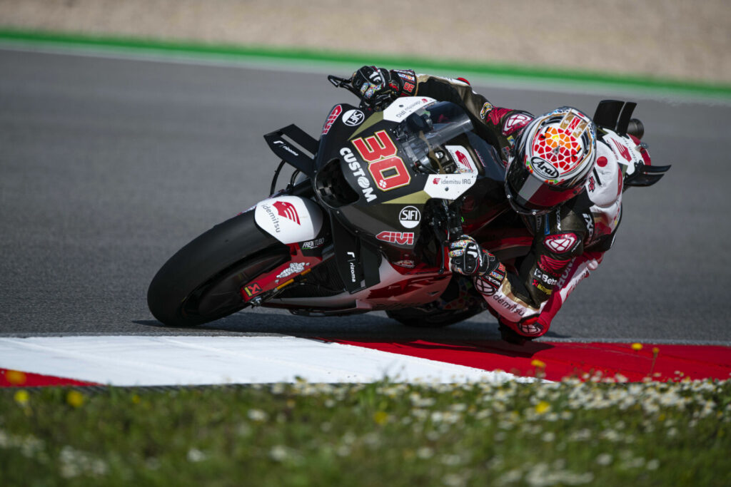 Takaaki Nakagami (30). Photo courtesy LCR Honda.