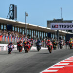 The start of the MotoGP Sprint race Saturday in Portugal. Photo courtesy Dorna.