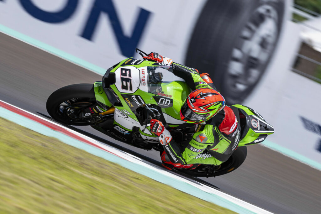 Tom Sykes (66). Photo courtesy Kawasaki.