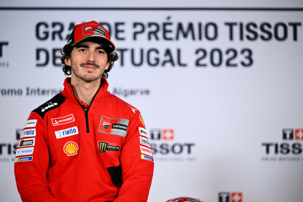 Francesco "Pecco" Bagnaia, the 2022 MotoGP World Champion. Photo courtesy Dorna.