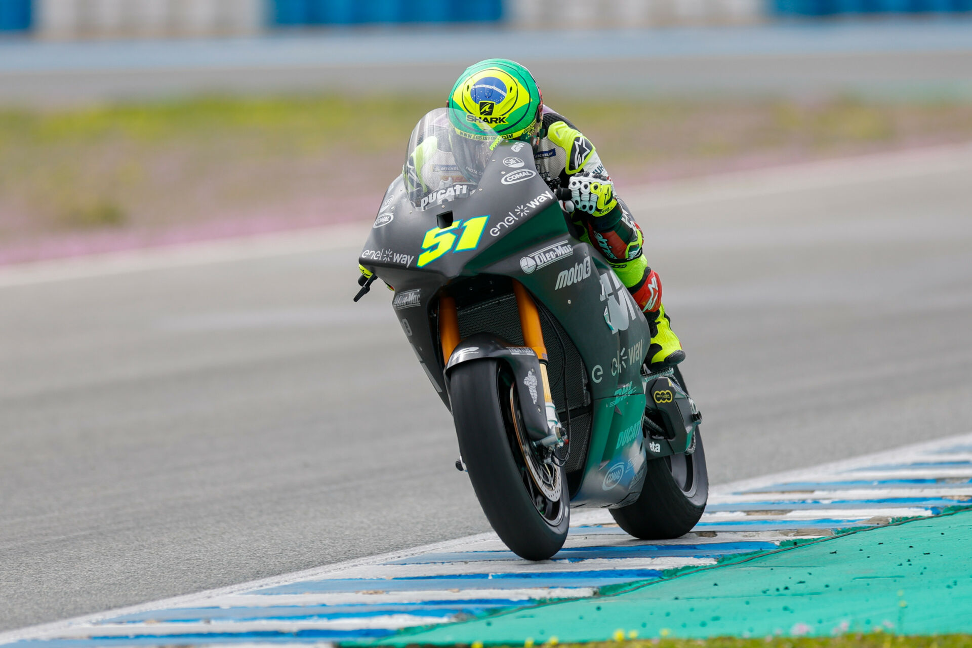 Eric Granado (51) was quickest during a weather-affected three-day MotoE pre-season test at Jerez. Photo courtesy Dorna.