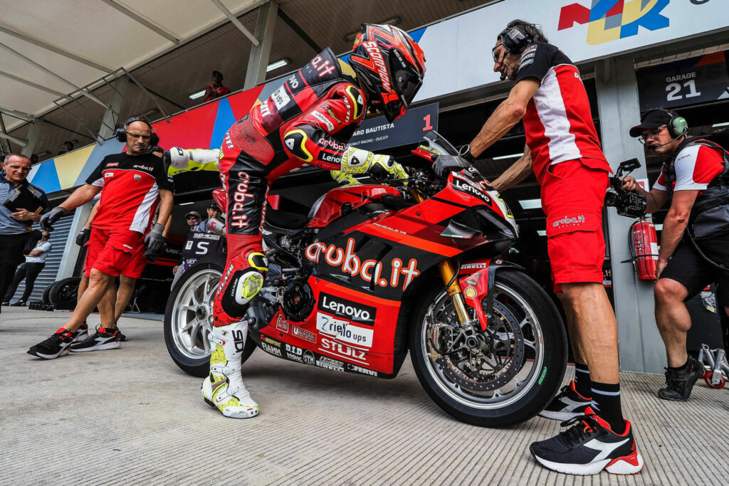 Alvaro Bautista (1). Photo courtesy Dorna.