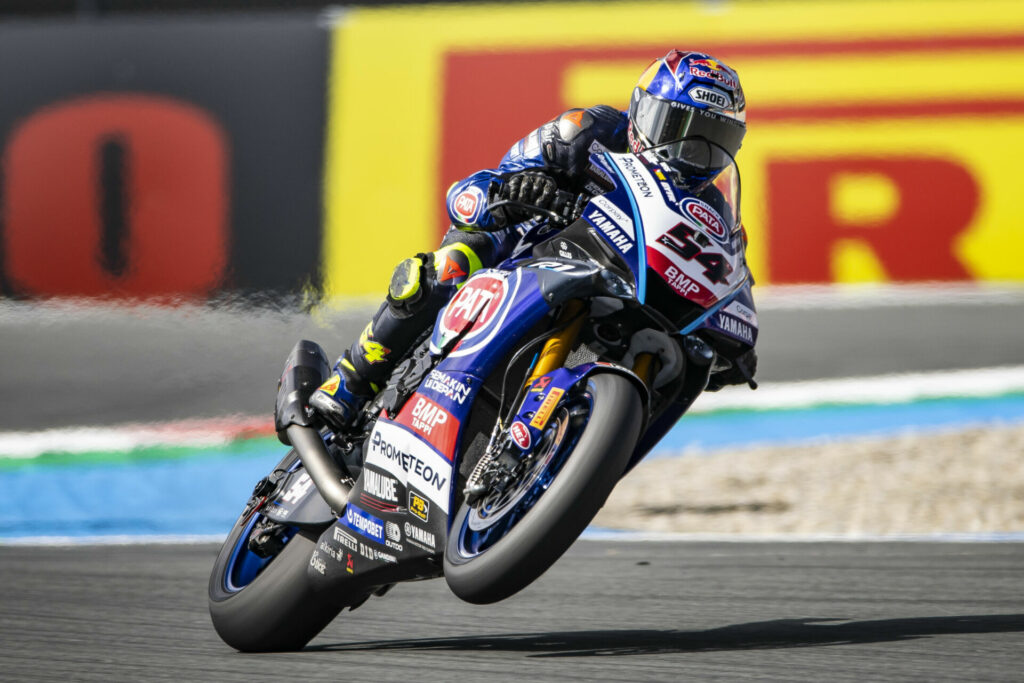 Toprak Razgatlioglu (54). Photo courtesy Yamaha.