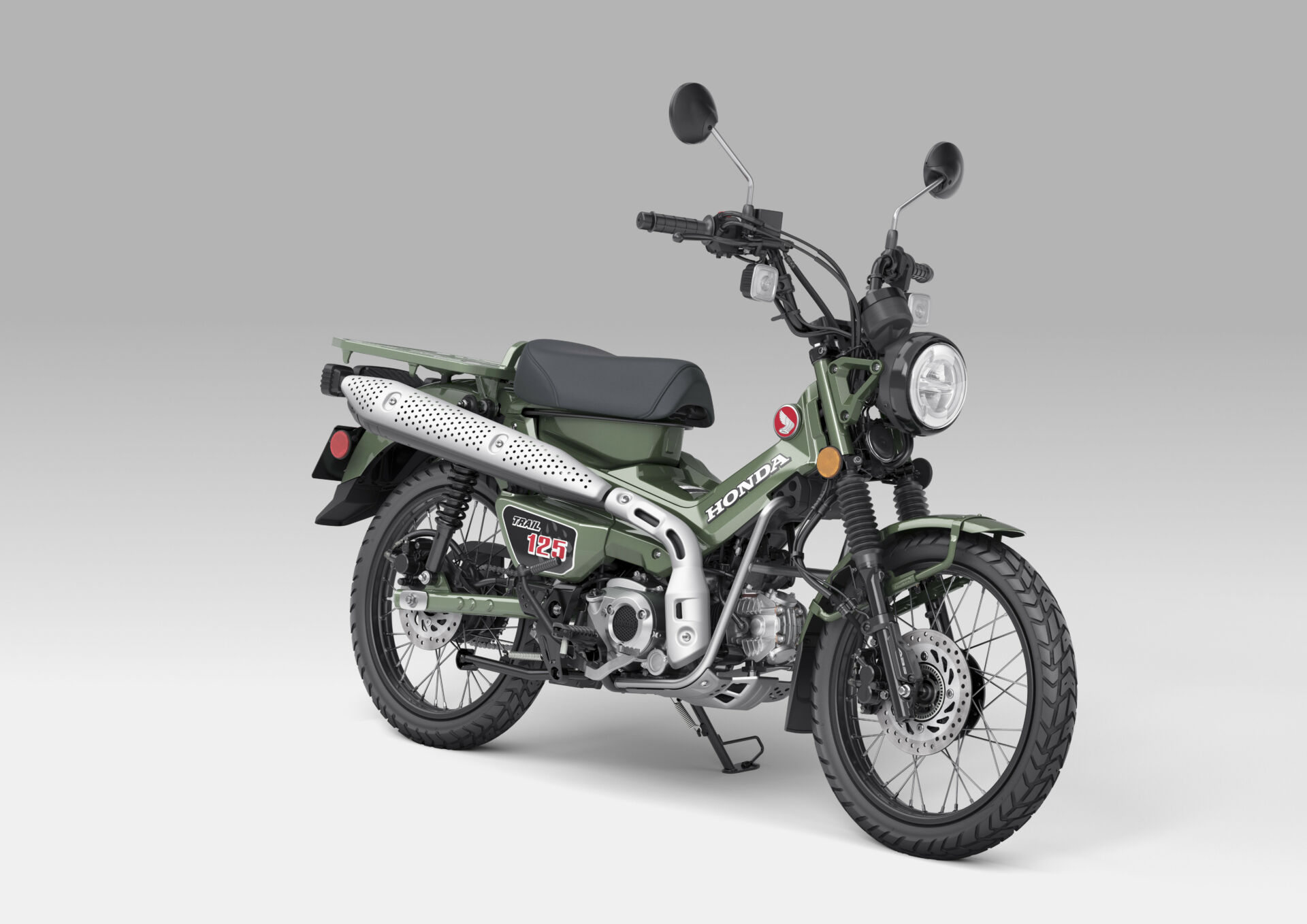 A 2023 Honda Trail 125. Photo courtesy American Honda.