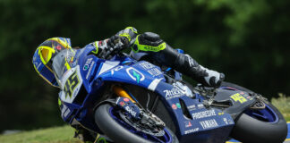 Cameron Petersen (45). Photo by Brian J. Nelson, courtesy Yamaha.
