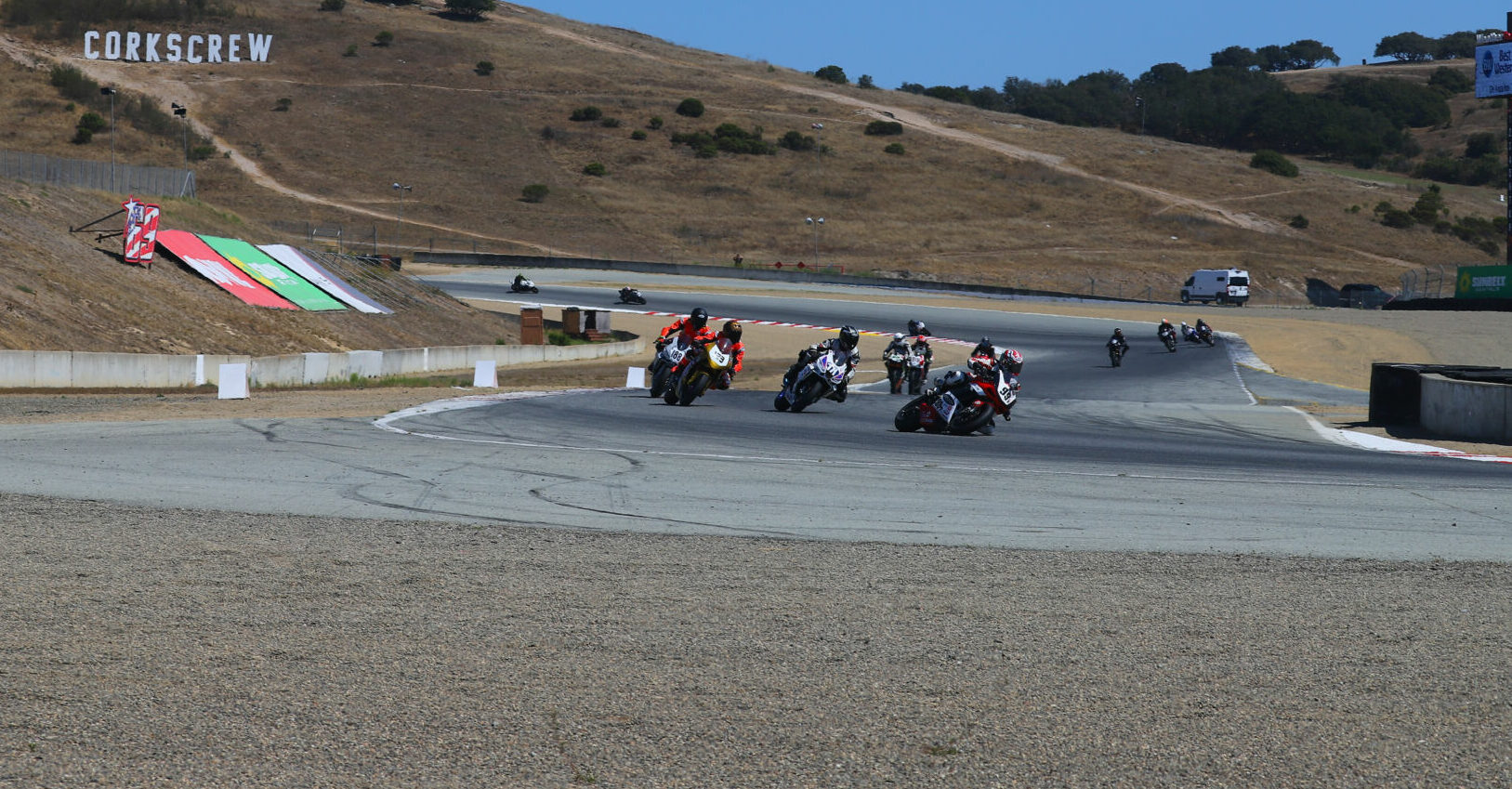 Action from the AHRMA Classic MotoFest at Laguna Seca in 2021. Photo by Etechphoto.com, courtesy AHRMA.