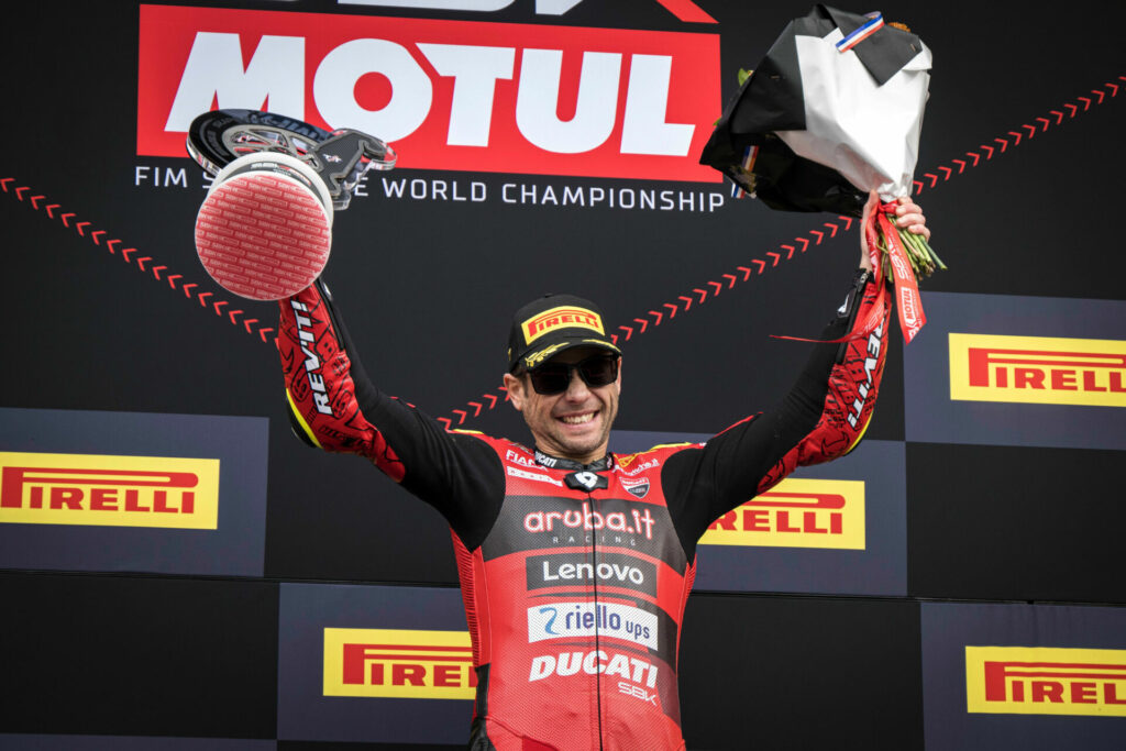 Alvaro Bautista. Photo courtesy Ducati.