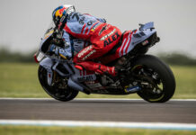 Alex Lowes (73). Photo courtesy Gresini Racing.