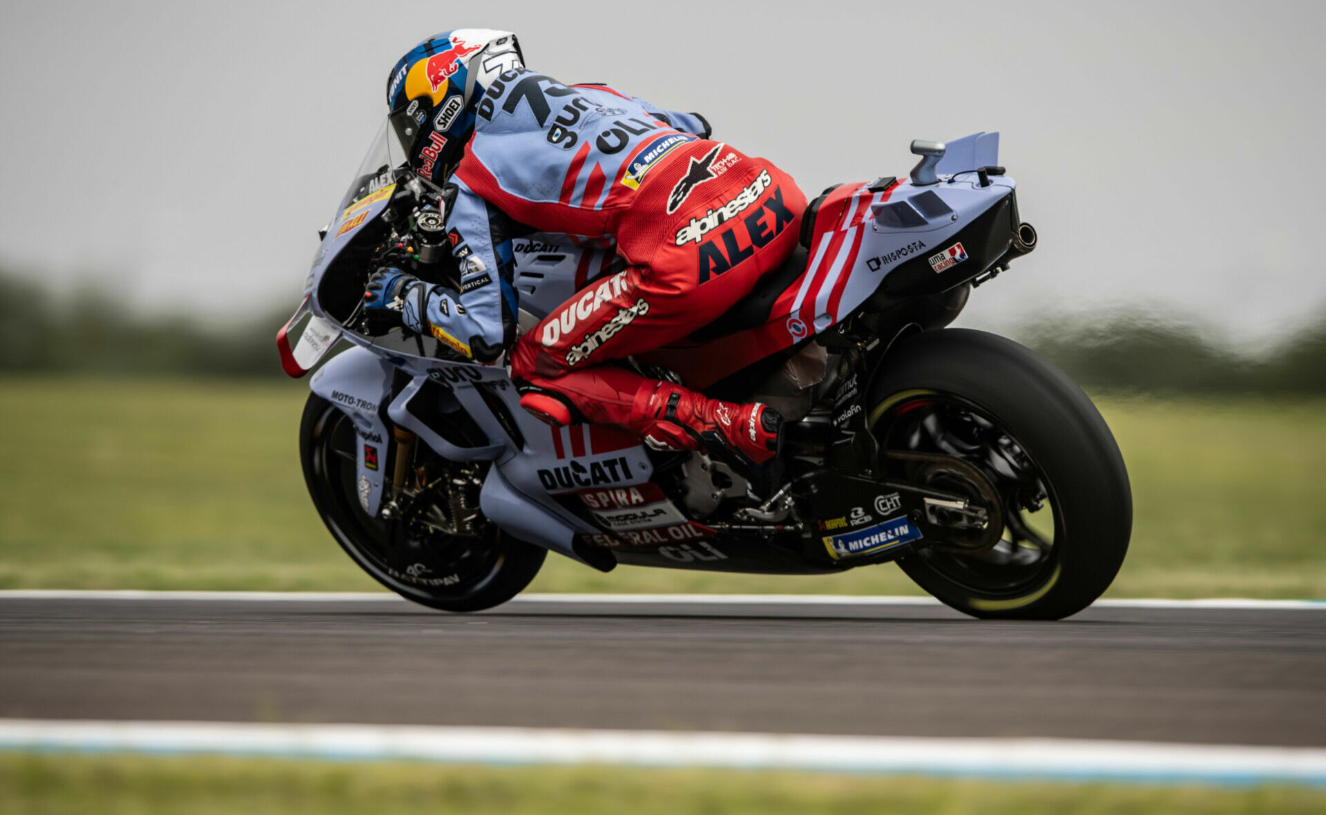 Alex Lowes (73). Photo courtesy Gresini Racing.