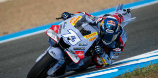 Alex Marquez (73). Photo courtesy Gresini Racing.