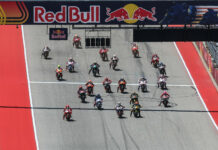 The start of the Red Bull Grand Prix of The Americas at Circuit of The Americas (COTA). Photo by Brian J. Nelson.