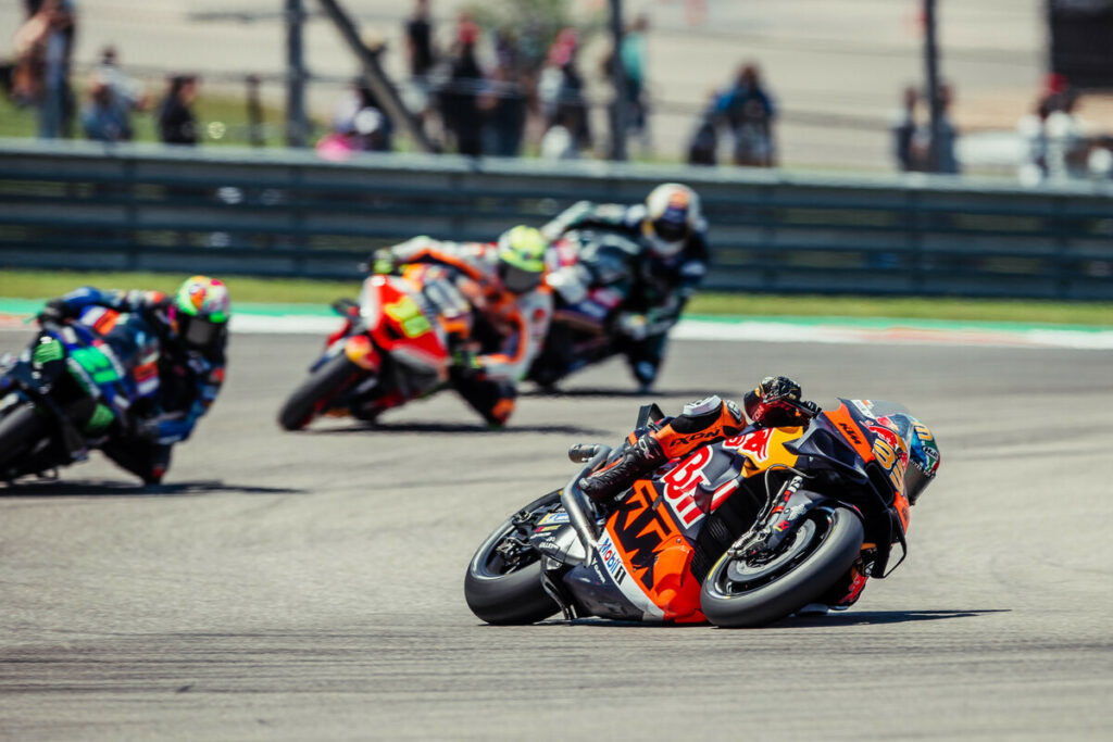 Brad Binder (33). Photo courtesy KTM Factory Racing.