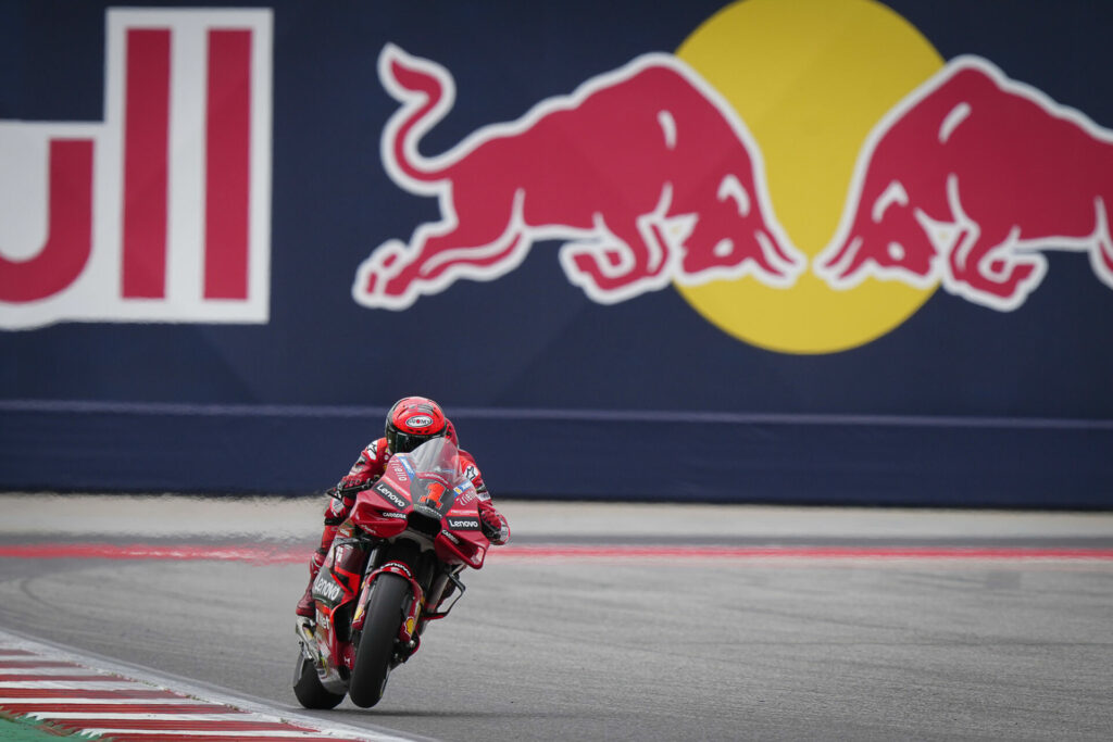 Francesco Bagnaia (1). Photo courtesy Dorna.