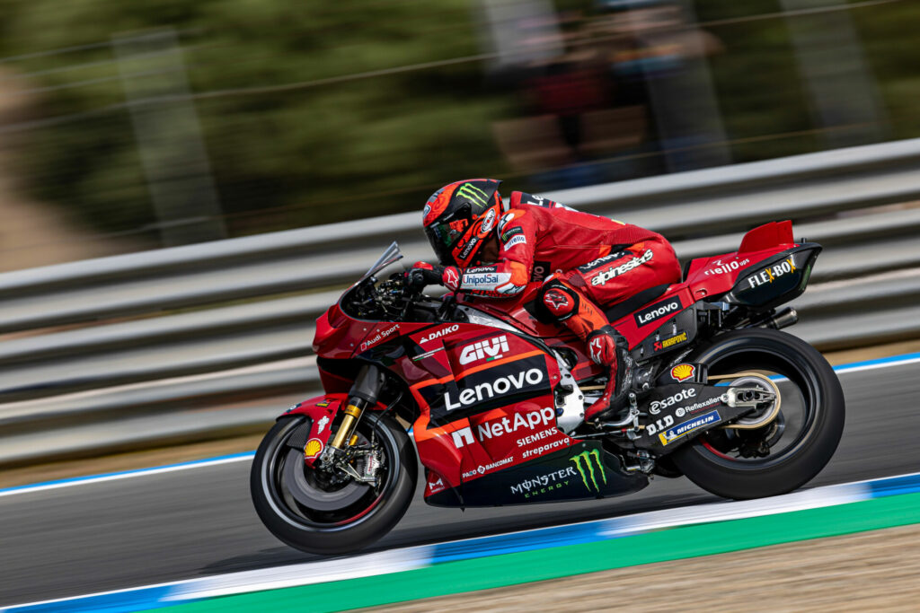 Francesco Bagnaia (1). Photo courtesy Ducati.