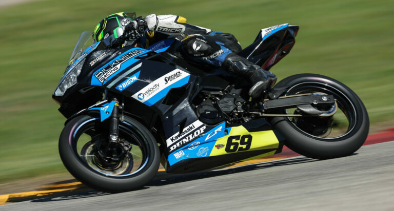 MotoAmerica: Bicknese Leads Junior Cup FP1 At Road Atlanta