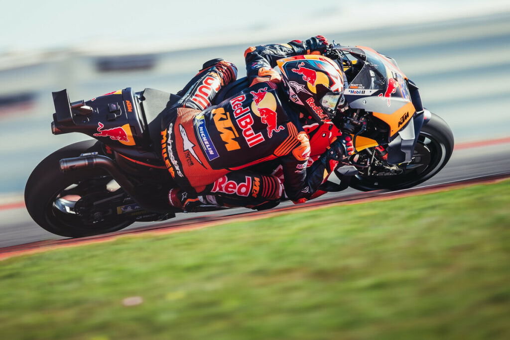 Jack Miller (43). Photo courtesy KTM Factory Racing.