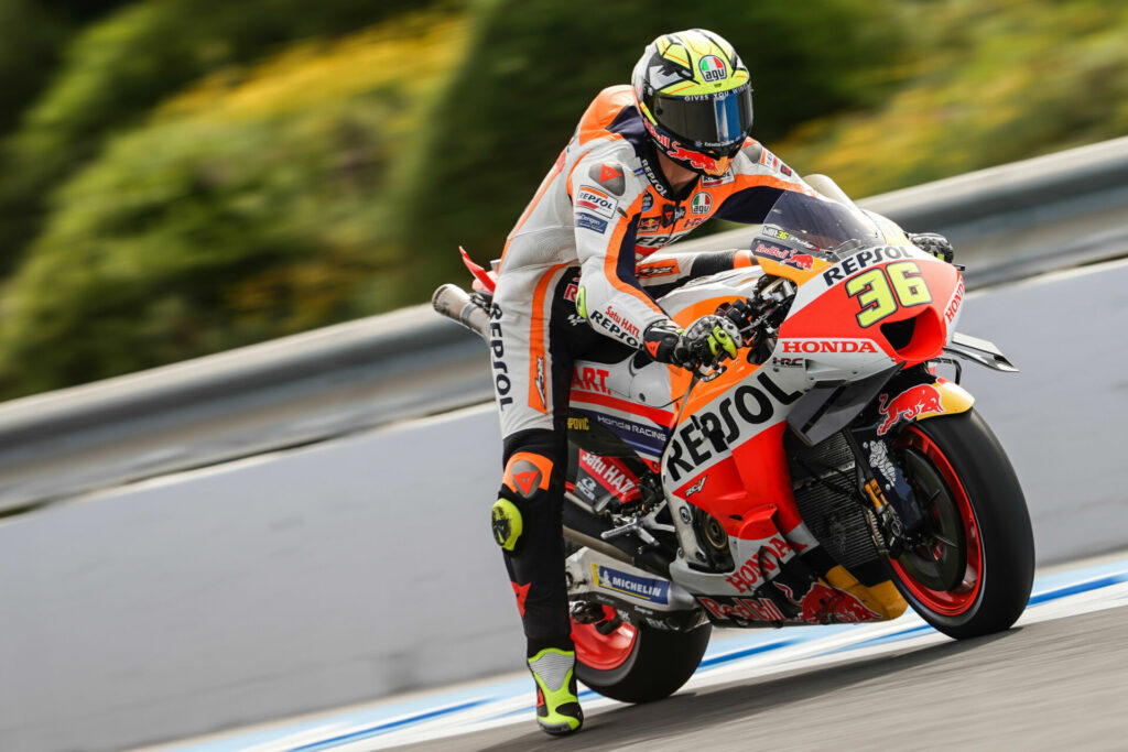 Joan Mir (36). Photo courtesy Repsol Honda.