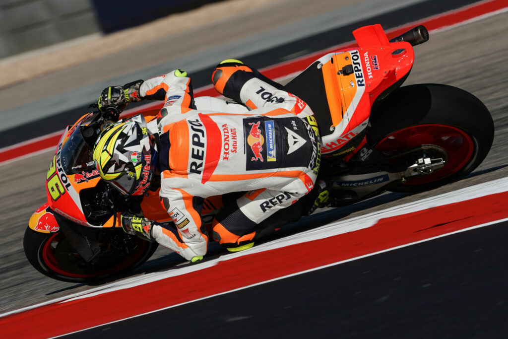 Joan Mir (36). Photo courtesy Repsol Honda.