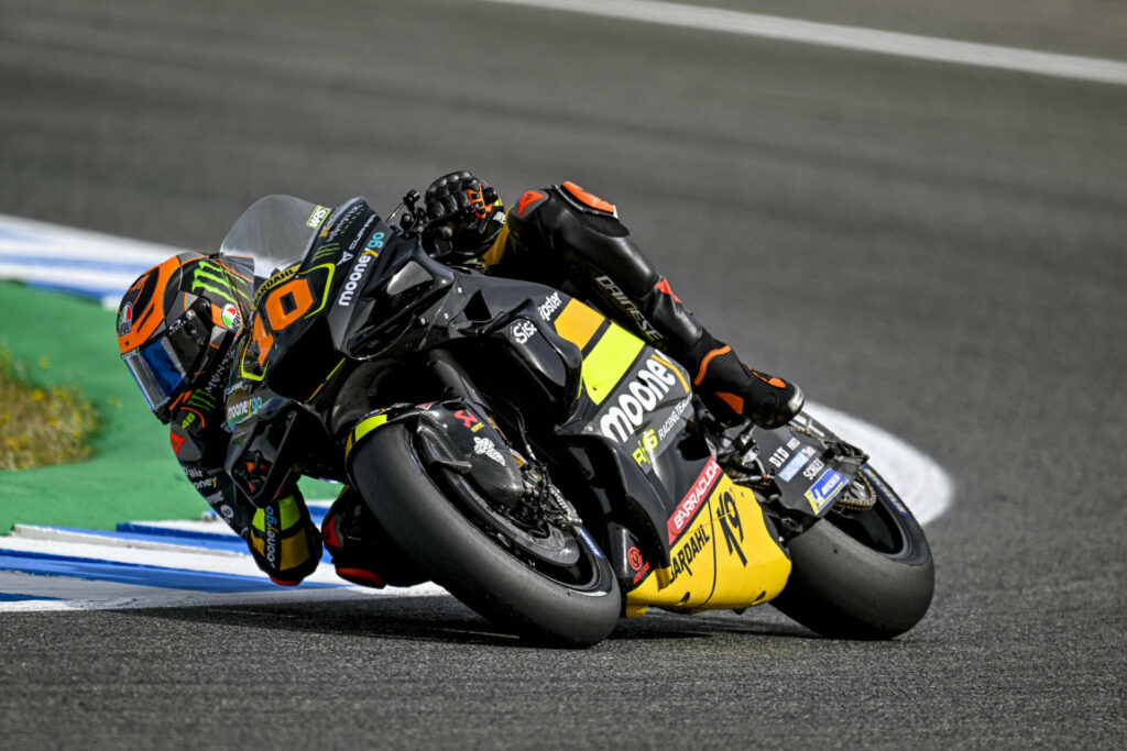 Luca Marini (10). Photo courtesy Mooney VR46 Racing Team.