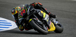 Marco Bezzecchi (72). Photo courtesy Mooney VR46 Racing Team.