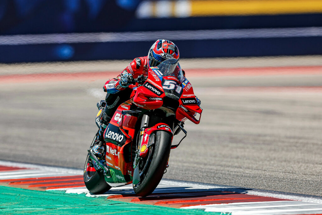 Michele Pirro (51). Photo courtesy Ducati.