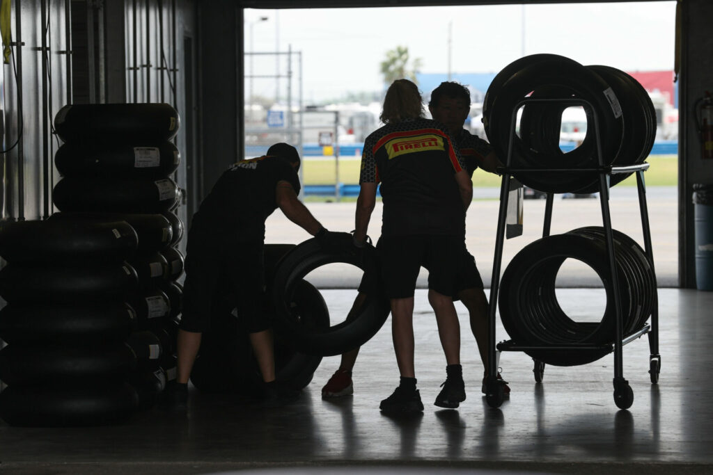 Pirelli's local trackside vendors will have 15 registration codes for each event. Photo by Brian J. Nelson, courtesy Pirelli.