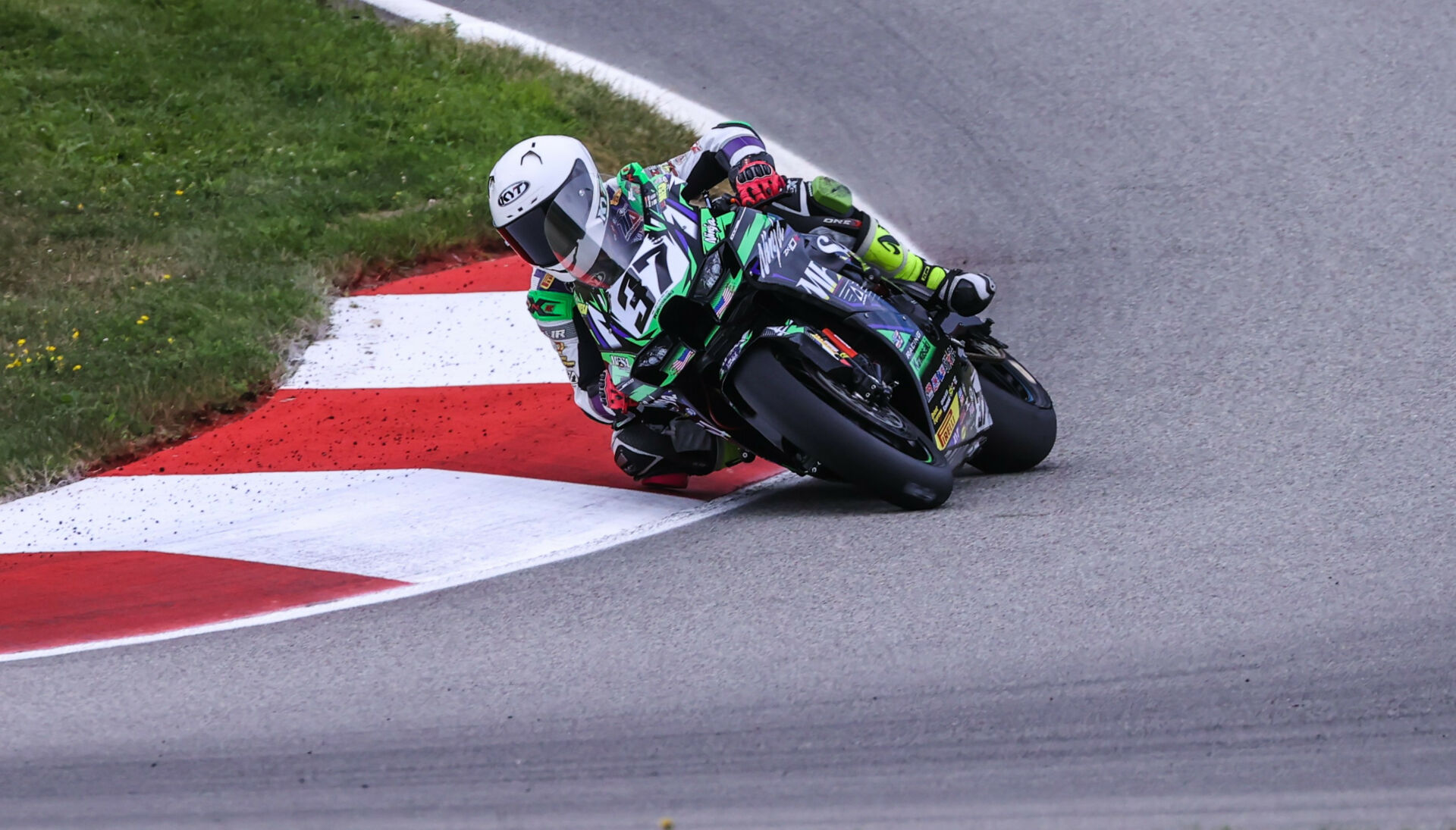 Pirelli-sponsored racer Stefano Mesa (37). The Pirelli RYAO program is back for 2023, offering racers the chance to race multiple classes for a flat fee. Photo by Photos by Marty, courtesy Pirelli.