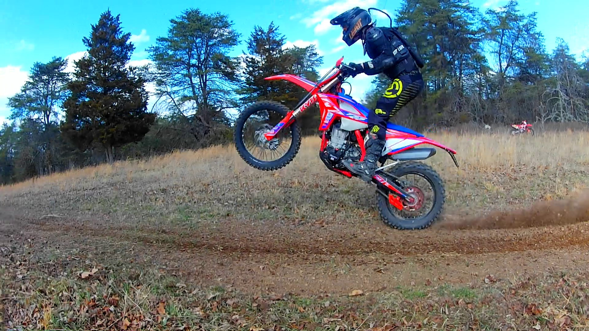 Roadracing World's Sam Fleming on his new Beta 350 Racing Edition. Photo courtesy Army of Darkness.