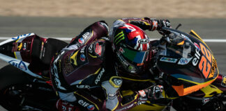 Sam Lowes (22). Photo courtesy Marc VDS Racing Team.