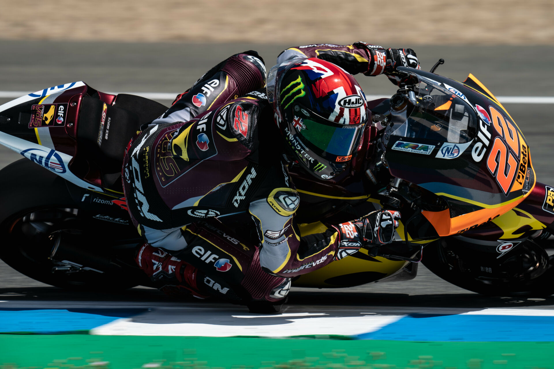 Sam Lowes (22). Photo courtesy Marc VDS Racing Team.